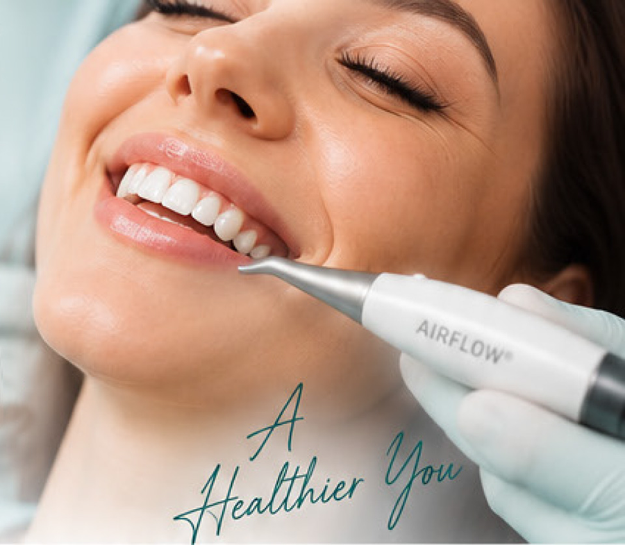 Dental hygiene with Airflow